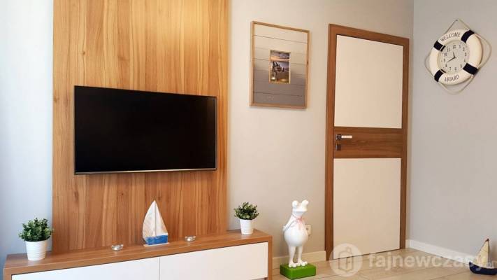 Prezentujemy przykładowy pokój w apartamencie Premium Apartamenty Klifowa Rewal w Rewalu nad morzem