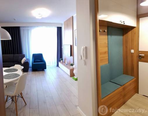 Fotka przedstawia pokój w apartamencie Premium Apartamenty Klifowa Rewal w Rewalu (woj. zachodniopomorskie)