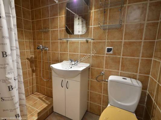 Przykładowa łazienka w pensjonacie Dom Gościnny (nad morzem, woj. zachodniopomorskie)