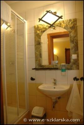 Hotel Agat w górach posiada tak wyposażone łazienki