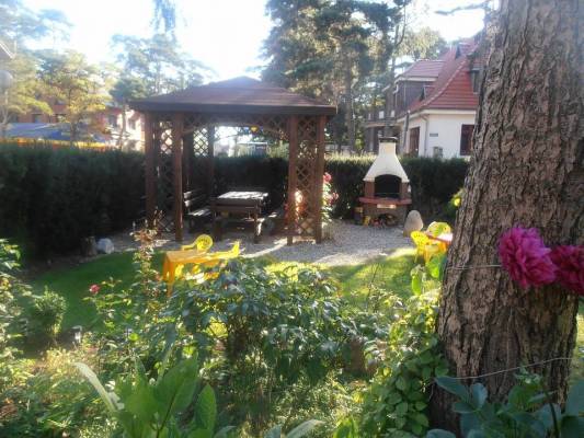 Fotka przedstawia ogród przy domu gościnnym Villa Alma 