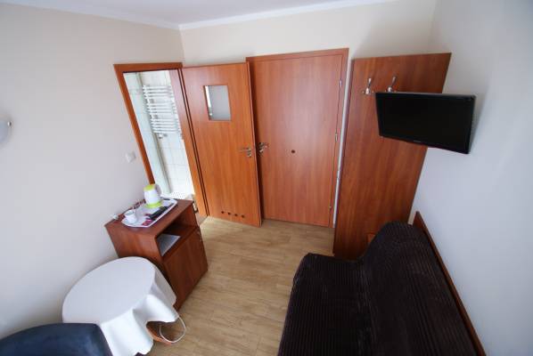 Na fotce przedstawiony jest pokój w pokoju Willa MARZENIE w którym możecie Państwo się zatrzymać podczas wczasów w Rewalu