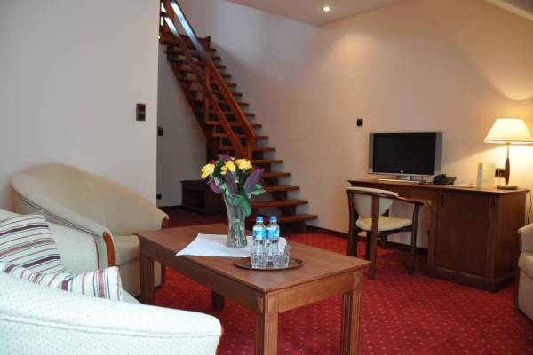 Prezentujemy przykładowy pokój w hotelu Hotel DZIKI POTOK ***  Konferencje & SPA w Karpaczu w górach